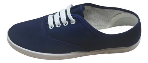 Zapatillas Nautica Wembly Lona Mujer Estilo Casual