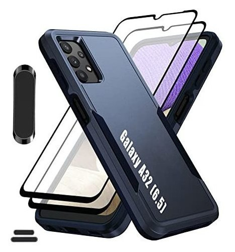 Lmdamz Para Galaxy A32 (5 G), 6.5 Pulgadas, Doble Capa, Híbr