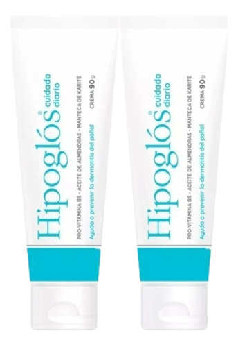 Kit Hipoglos Crema Cuidado Diario 90g X 2 Unidades