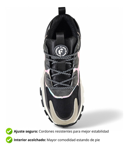 Zapatillas Mujer Plataforma Urbanas Moda Filament Grous