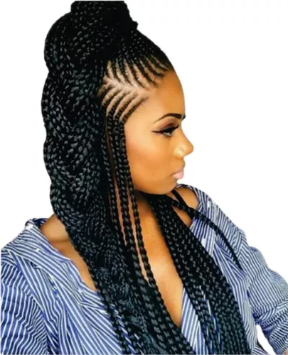 Super Jumbo Cherey Jumbão Para Tranças Box Braid Nagô Dread 60 cm