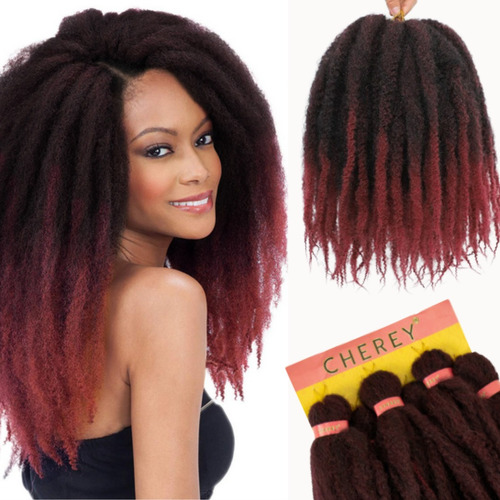 Cabelo Afro Twist Marley Braids Orgânico 55cm Cherey