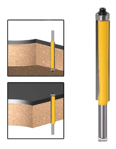 Fresa Madera Copiadora Larga 76.2mm De Corte Vástago 8mm
