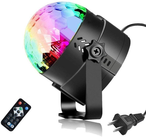 Imagen 2 de 8 de Esfera Led Luz Disco Crystal Ball Rgb Automatica Con Control