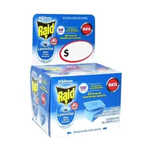 Comprar 5 Cajas Insecticida Raid Laminitas Mosquitos C\u002F108 Repuestos