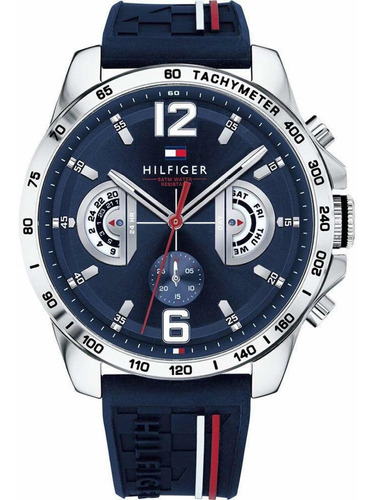 Reloj Tommy Hilfiger Hombre Calendario 24 Hs Decker 1791476