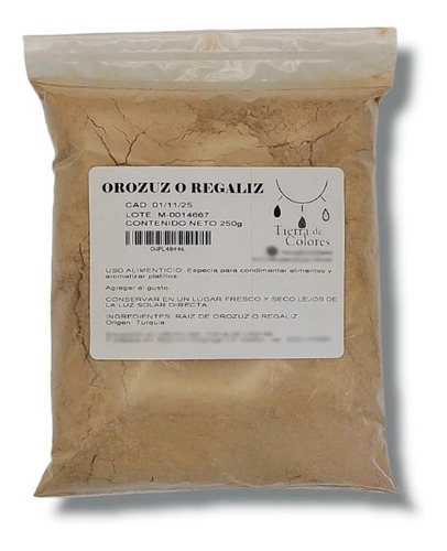 Orozuz O Regaliz Dulce En Polvo 100% Puro Y Natural 500g