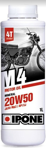 Aceite Lubricante Ipone M4 Mineral 20w50 4t En Stock !!