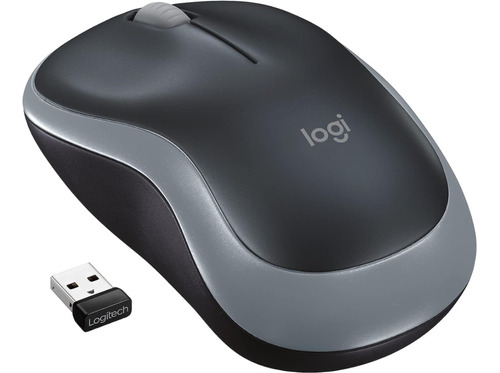 Mouse M185 Gris Inalambrico Logitech Original Usb 10 Metros 