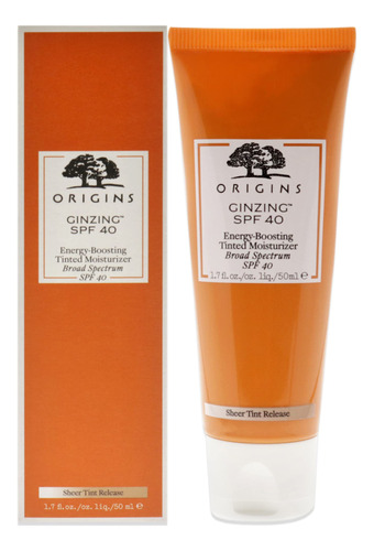 Origins Ginzing Spf 40 Crema Hidratante Tintada Que Aumenta.