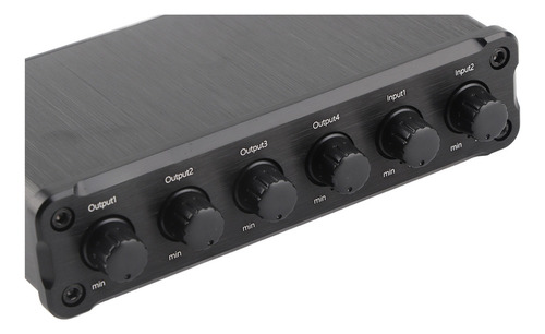 Z Amplificador De Señal De Sonido De 2 Entradas Y 4