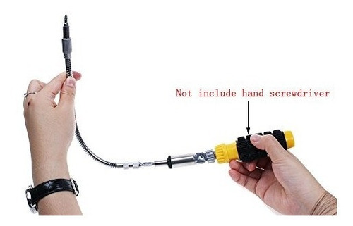 Autotoolhome 2pc Hex Extension Extension Flexible Para Talad