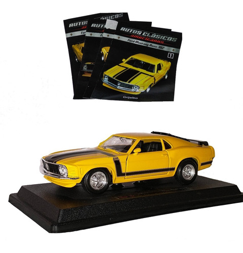 Maisto Ford Mustang Boss 302 1970 Esc 1:24 + 4 Fasciculos