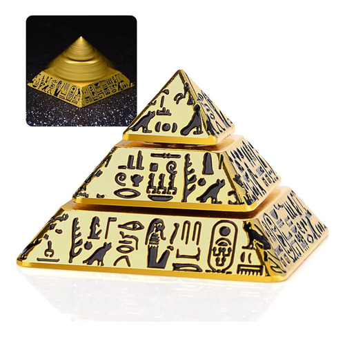 Pirámide Egipcia De Metal Fidget Spinner, Juguete De Escrito