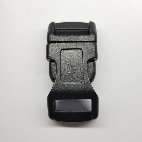Imagen 2 de 5 de Hebilla Pulsera Paracord 1/2 Curvas Color Negro 100 Unidades