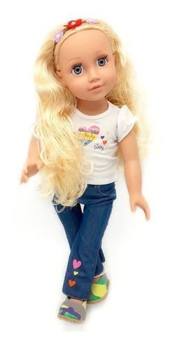 Imagen 2 de 10 de Witty Girls Anna Muñeca 45cm /18 PuLG Original American Our