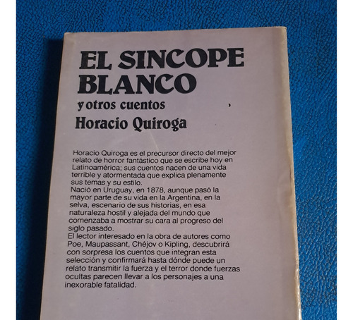 El Síncope Blanco Y Otros Cuentos (Usado)