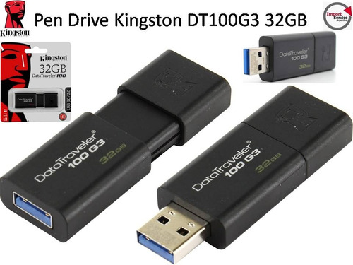 Pen Drive Kingston Dt100g3 32gb Usb 3.0