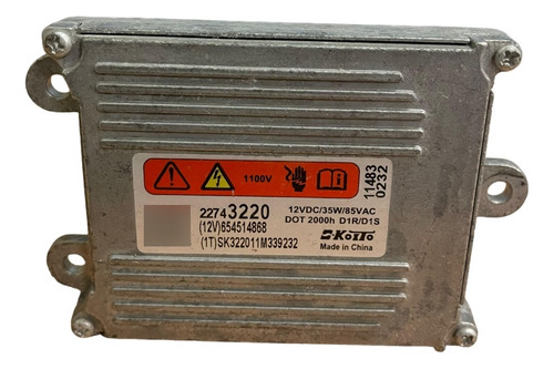 Modulo Balastra Xenon Buick Cadillac D1r D1s 22743220 (Usado)