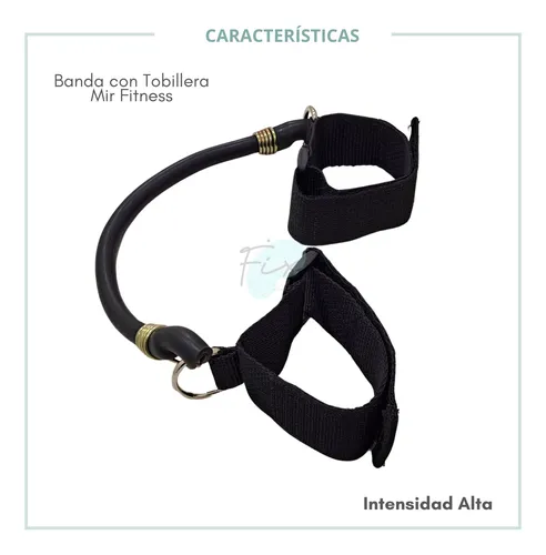Banda Elastica Con Tobilleras Gym Funcional Abductores Mir