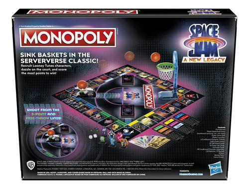 Juego De Mesa Monopoly: Space Jam A New Legacy