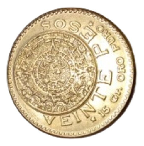 Moneda Familia Centenario 20 Pesos Año 1959 Laminada Oro 24k