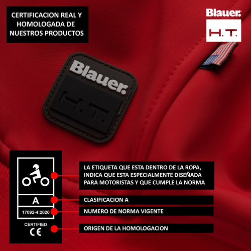 Campera Moto Blauer Thor Air Con Protecciones Verano 10k