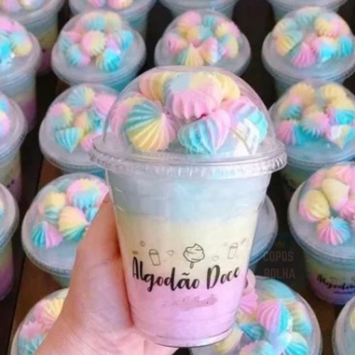 250 Copos Bolha De 300 Ml C/ Divisória - Conserva Mais Tempo