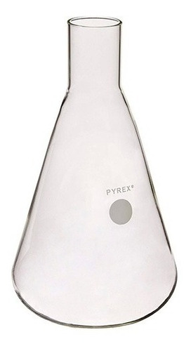 Matraz De Vidrio P/cultivo 250ml Cuello Largo Pyrex