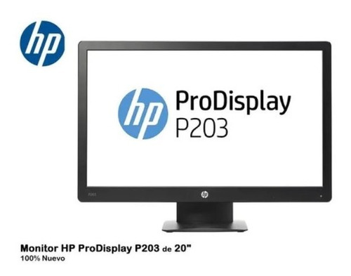 Hp Prodisplay P203  50,8cm, 20-inch Display Hd