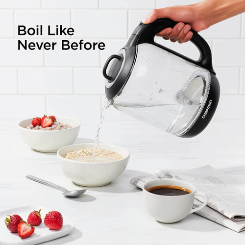 Chefman Hervidor De Agua Eléctrica Rj11-17-gm-ti 1.7 L Negro