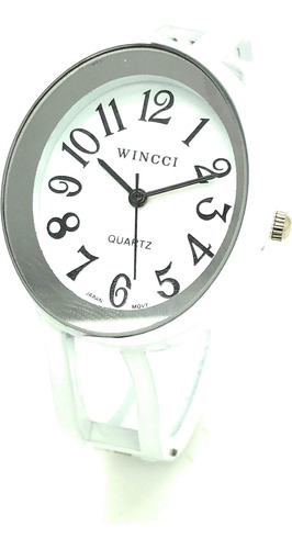 Reloj Elegante De Wincci Para Mujer, Ovalado, Con Brazalete