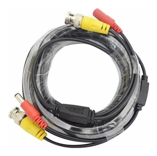 Cable Extensión Bnc + Power Dc 2.5 Para Cámara De Video Cctv