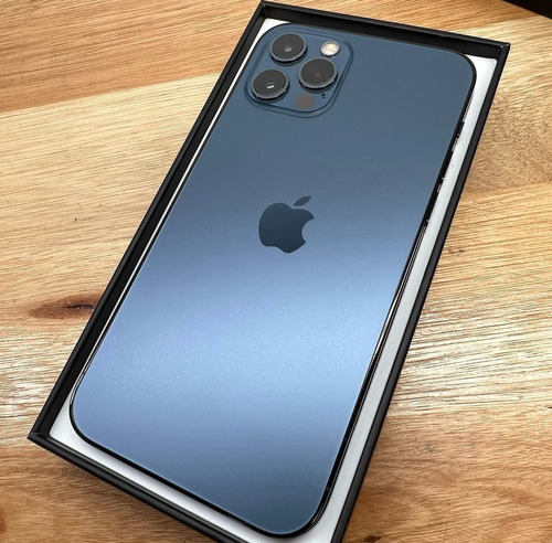 Imagen 3 de 10 de iPhone 12 Pro 256gb Azul Cargador Cable Funda Glass Cuota