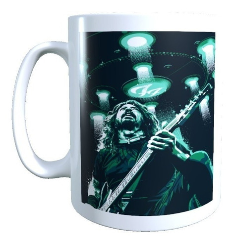 Taza Diseño Dave Grohl Foo Fighters Rock Poster