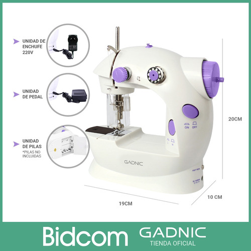 Maquina De Coser Hogar Tipos De Puntada Garantia Domestica