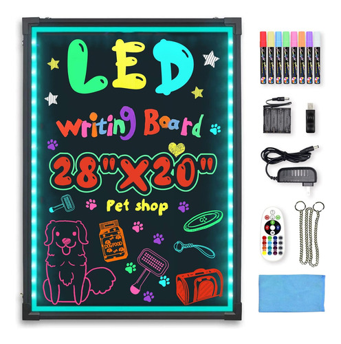 Tablero De Escritura De Mensajes Led, 28? Letrero De ...