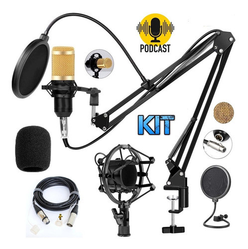 Imagem 3 de 6 de Setup Mesa Interface Usb Com Microfones Condensador Podcast