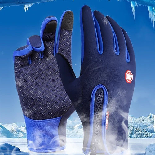 Guantes Termicos Con Dedo Tactil Y Silicona Antideslizante
