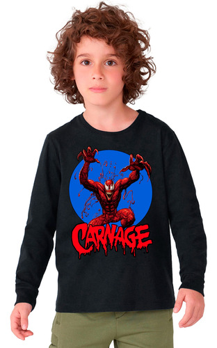 Camiseta Remera Venom Carnage En Dos Bellos Diseños