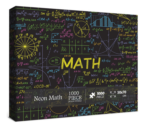 Rompecabezas De Formulas Matematicas De 1000 Piezas Para Adu