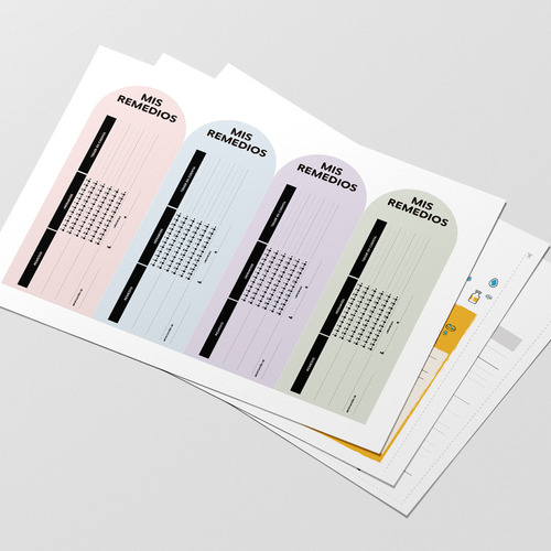 Kit Para Imprimir Calendario Y Horario De Mis Remedios