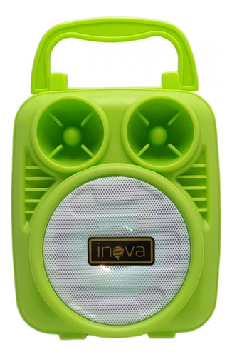 Mini Caixa De Som Portátil Sem Fio Bluetooth Inova Rad-8631 Cor Verde