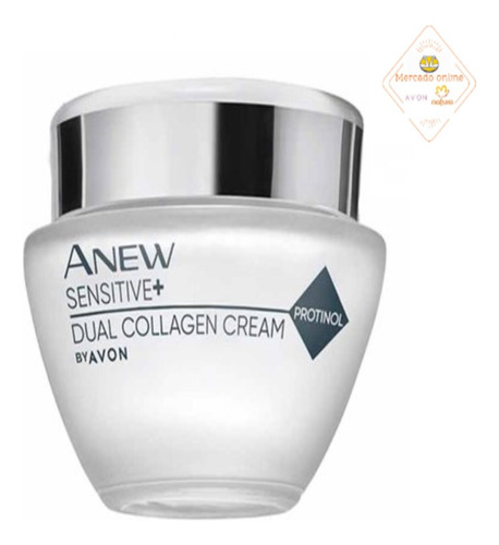 Crema Facial Anew Sensitive+ 50g Colageno Dual - Avon