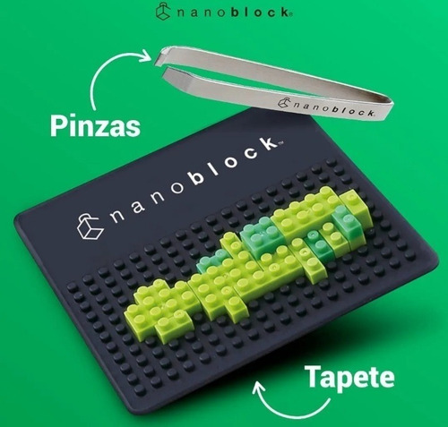 Nanoblock Tapete Y Pinza Para Construcción.