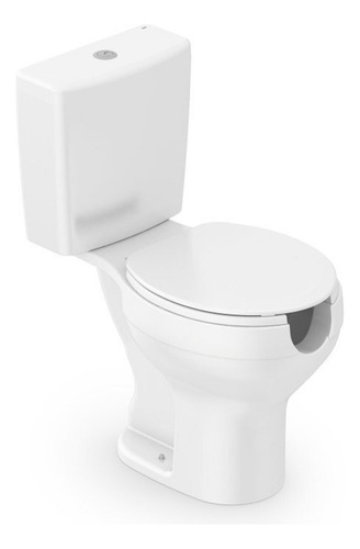 Kit 3 Vaso Sanitário Com Caixa Acoplada E Assento Com Aewt