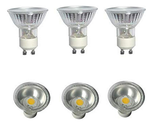 Mr16 Gu10 Led Reflector De Luz Cob Spotlight 3.5w Para Bombi