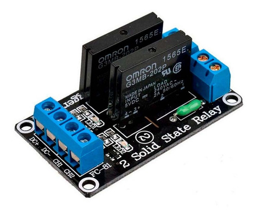 Relay Solido 5v 2ch Arduino Ecuaplus