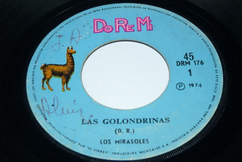 Jch- Los Mirasoles Las Golondrinas Cumbia Peru 45 Rpm