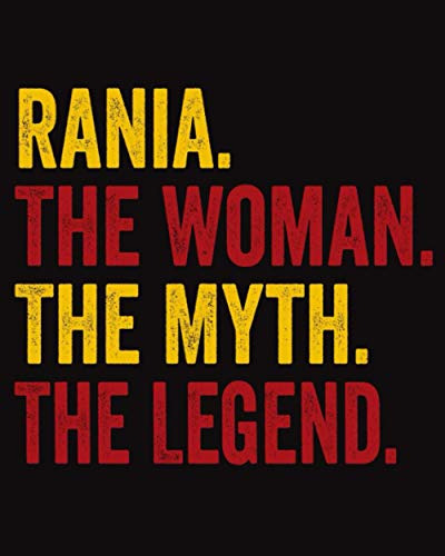 Rania The Woman The Myth The Legend: Regalo De Cuaderno Pers